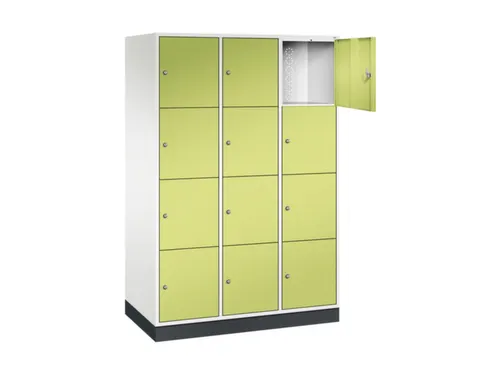 grootvolume-lockersysteem,HxBxD 1950x1220x600mm,3x4vakken,cil.-slot