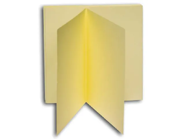 Dubbele kaart Papyrus Envelpack Design vierkant 130x130mm ivoor 894460