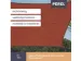 OUTLET Zonnezeil Rechthoek 4x3m Terracotta