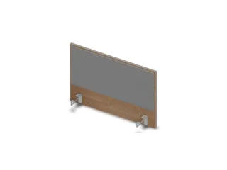 opzetpaneel bureau aanbouw zijkant NT-cherry BN8078-grijs 800mm - 1