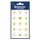 Glossy etiket Z-design Smiley bloemen, pakje à 1 vel