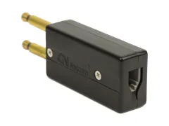 2 prong to RJ9 modular conversion plug