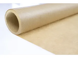 Inpakrol kraftpapier 500x70cm bruin gestreept, 60 grams. - 4