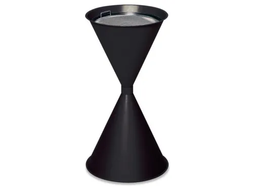 Zandasbak Staalplaat 730x400mm Ronde Trechter Verzinkt Ral7021