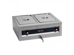 Max Pro Bain marie 2x 1/1 GN 200mm