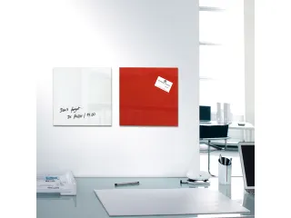 Glasmagneetbord Sigel Artverum 30x30x1.5cm Wit - 3
