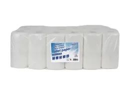 Toiletpapier Cleaninq 2-laags extra wit 200vel 48 rollen