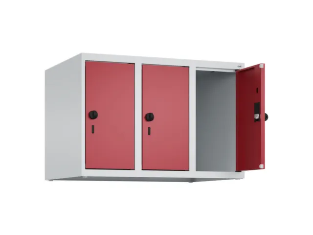 opzetkast,v. locker,3vak.,vak B 250mm,HxBxD 500x750x500mm,vleugeldeur