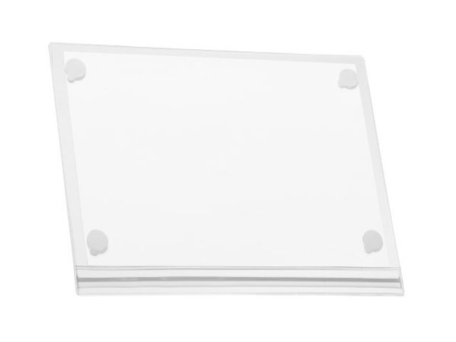 Durable Pochette d'affichage étanche A4 transparent fixation adhésive