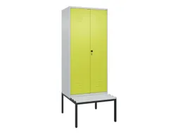 locker voor scheiding van kleding,HxBxD 2120x800x815mm,2vak