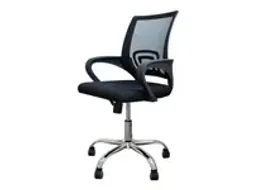OUTLET Bureaustoel Basic Net Zwart Stof