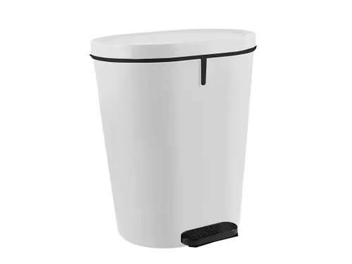Pedaalemmer Zamora 25 Liter Wit Antraciet