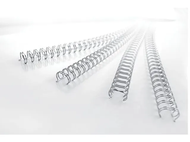 Draadrug GBC 8mm 34-rings A4 zilver 100stuks