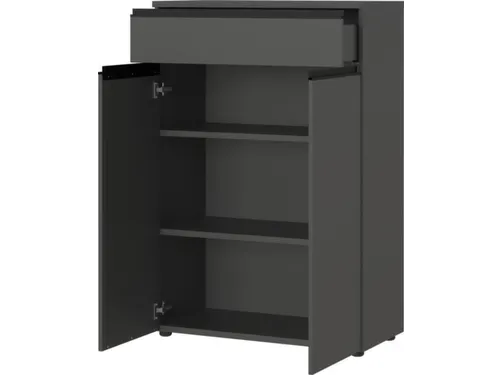 dossierkast,HxBxD 1200x810x400mm,2xhouten legbord,3ordnerhoogte