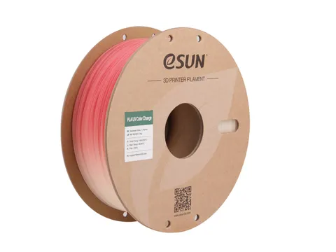 eSUN 3D printer Filament PLA-UV Color Change 1,75 mm Rood 1kg