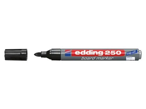Viltstift Edding 250 Whiteboard Rond Zwart 1.5-3mm