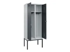 locker voor scheiding van kleding,HxBxD 2120x800x500mm,2vak
