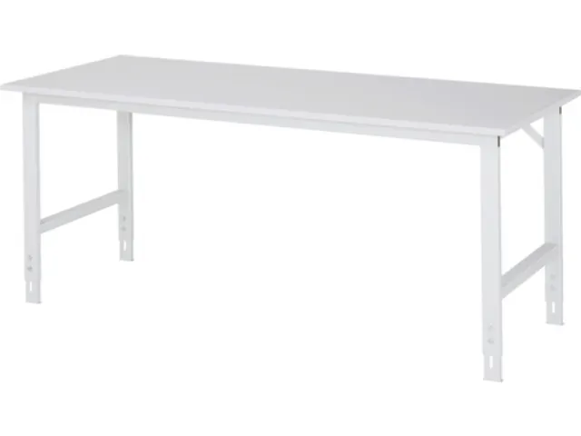 werkbank,HxBxD 760-1080x2000x800mm,houtblad,melaminehars