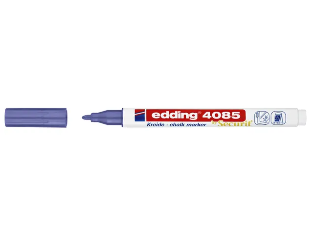 Krijtstift edding by Securit 4085 rond 1-2mm violet metallic