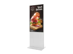 Digitale Totem Smart Line Display Wit met 55 inch Samsung scherm