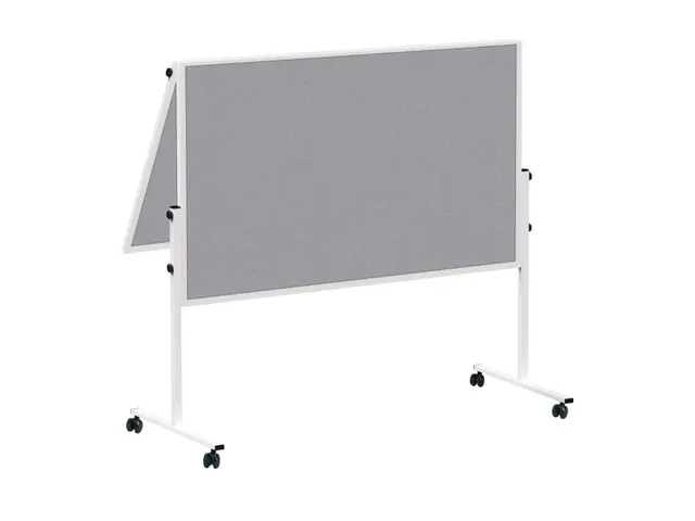 Presentatiebord MAULsolid klapbaar vilt 150x120cm Grijs