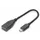 USB Type-C-adapterkabel OTG Type-C-A St/Bu 0,15m 3A 5GB 3.0-versie zwa