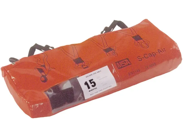 MSA 10032181 S-Cap Air vluchtmasker met gevulde cilinder