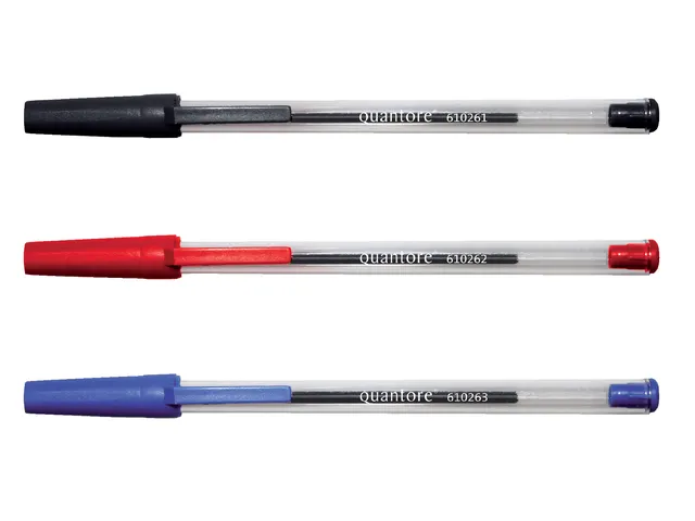 Stylo bille Stick Quantore Medium bleu