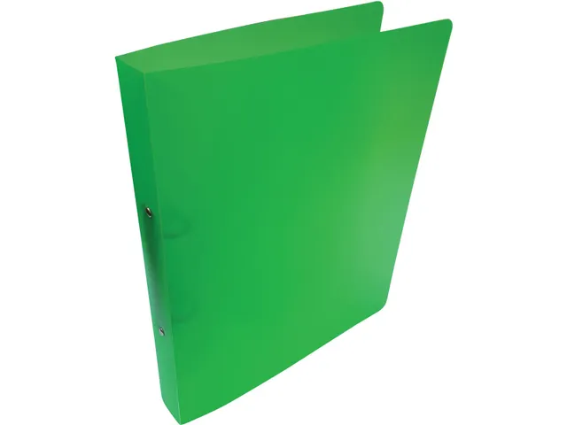 ringmap, voor ft A4, uit PP, 2 ringen van 25mm, transparant gro