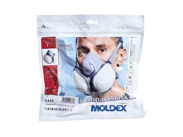 Demi-masque sans entretien Moldex CompactMask FFABEK1 P3 RD