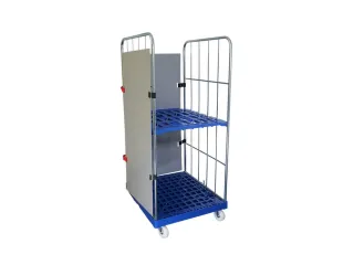 veiligheidsplaat,v. rolcontainer,HxB 1190x590mm,v. rolcontainer,PP - 2