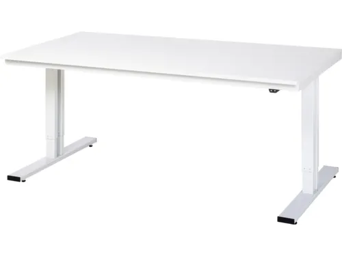 Werkbank elektrisch hoogte verstelbaar 720-1120x2000x1000mm wit RAL703