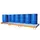 opvangbak,v. 12x200l vat,opvangvol. 335l,HxBxD 200x1300x3880mm