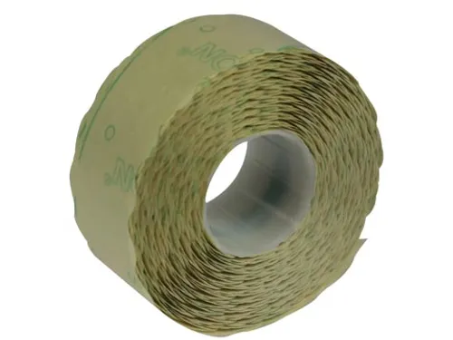 Etiketten Voor Prijstang Samark 26x12mm Permanent Wit, Pak 12 Rollen