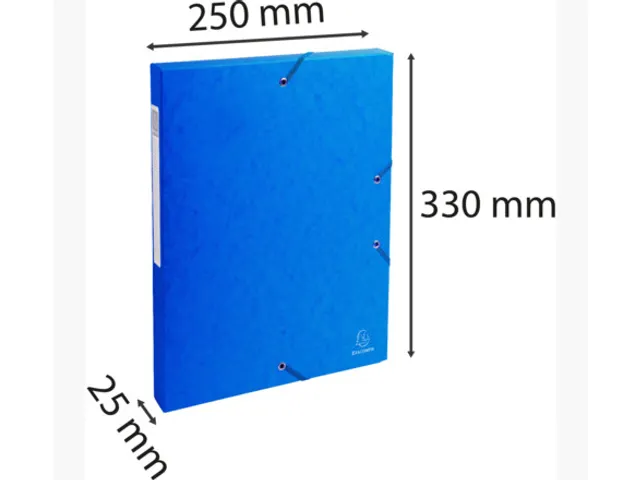 Elastobox Exacompta A4 25mm 600gr assorti karton