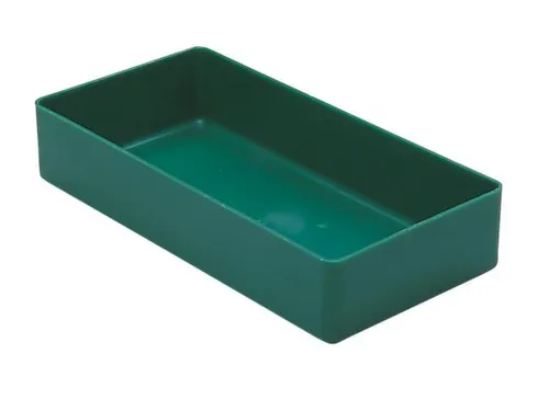 Inzetbak HxLxB 40x198x99mm Polystyreen Groen 50 stuks