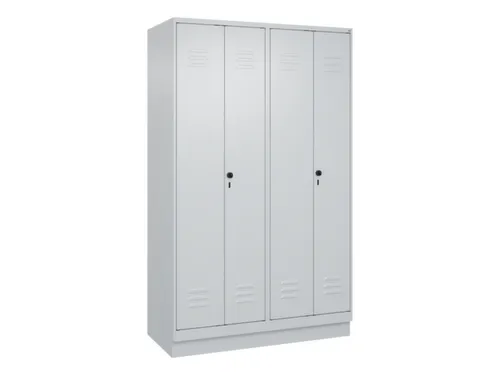 locker voor scheiding van kleding,HxBxD 1950x1200x500mm,4vak