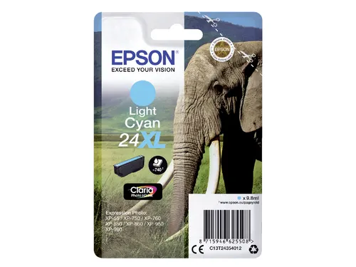 Inktcartridge Epson 24XL T2435 lichtblauw HC C13T24354012
