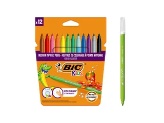 Kleurstiften BicKids kid couleur medium assorti etui à 12 stuks - 2