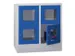 armoire multicases,HxlxP 855x800x500mm,RAL7035,face avant RAL5010