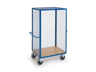 kastwagen,draagverm. 600kg,laadvl. LxB 1215x800mm,houtplaat - 1