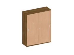 Schuifdeurkast 1540x1200x430mm Romp Noten Decor Front Beuken