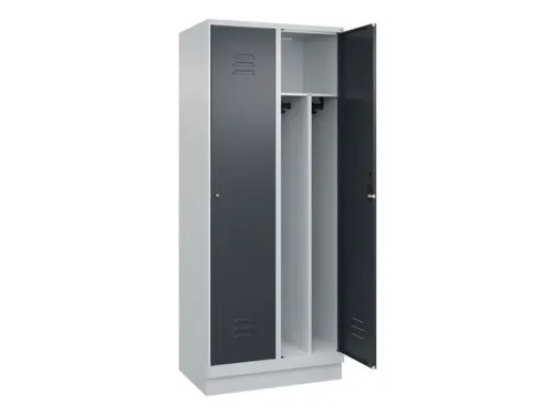 locker voor scheiding van kleding,HxBxD 1950x800x500mm,2vak