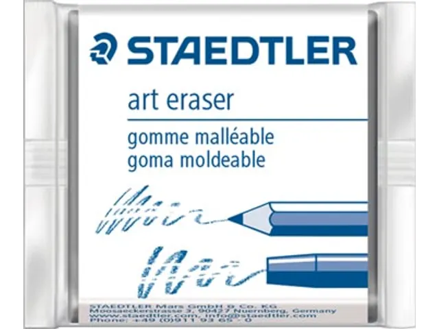 Set Met 2 Gommen, Op Blister