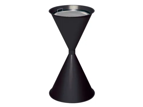 Zandasbak Staalplaat 730x400mm Ronde Trechter Verzinkt Ral7021