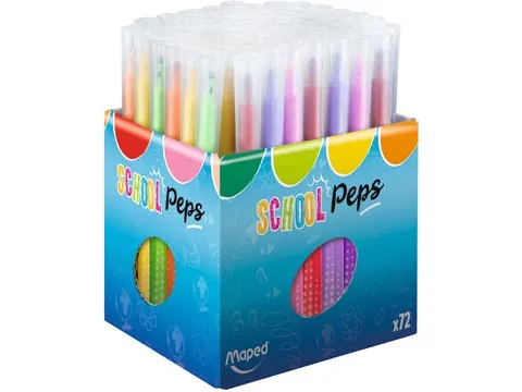 feutre Color'Peps, boîte de 72 pièces (classpack)