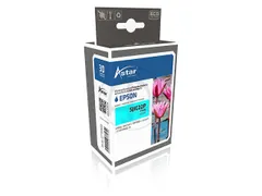 As70022 Astar Epson Sjic22P Tmc Inkt Cyaan Rebuilt Chip 32,5Ml