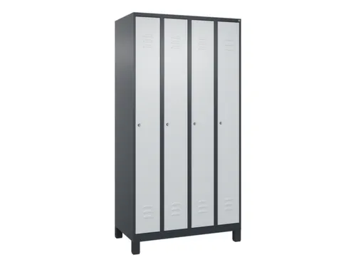 locker,HxBxD 1950x1000x500mm,4vak,vak B 250mm,cil.-slot,voeten