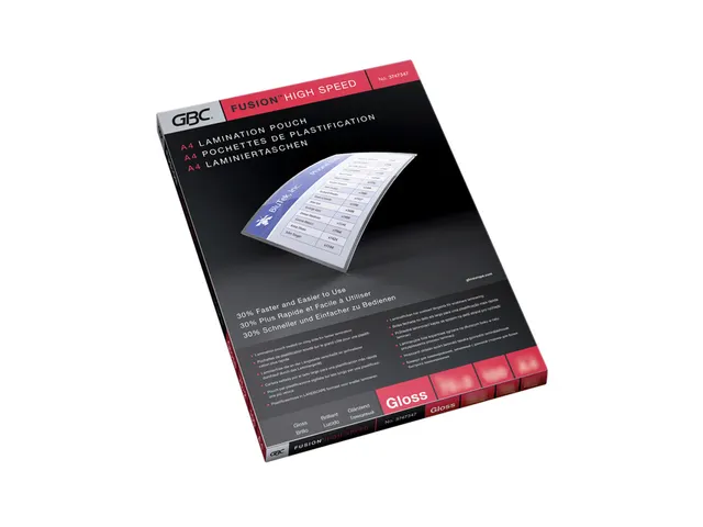 Pochette de plastification GBC Highspeed A4 100 microns brillant 100pc