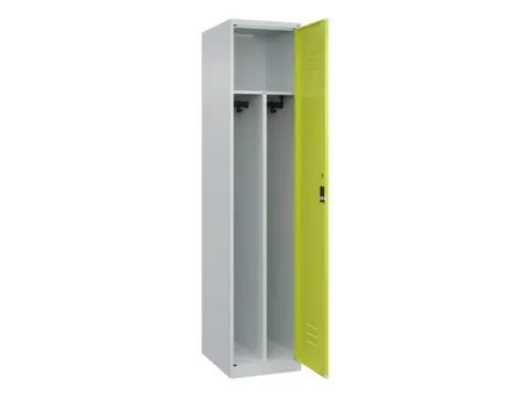 locker voor scheiding van kleding,HxBxD 1850x400x500mm,1vak